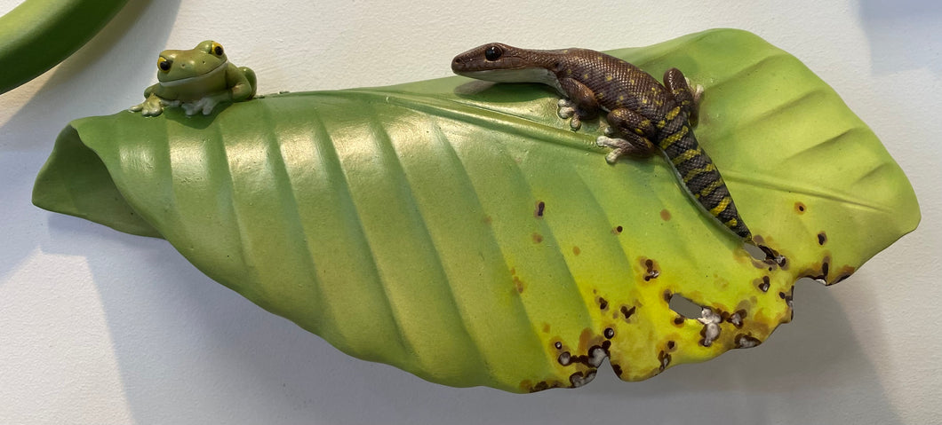 Frog Gecko Leaf