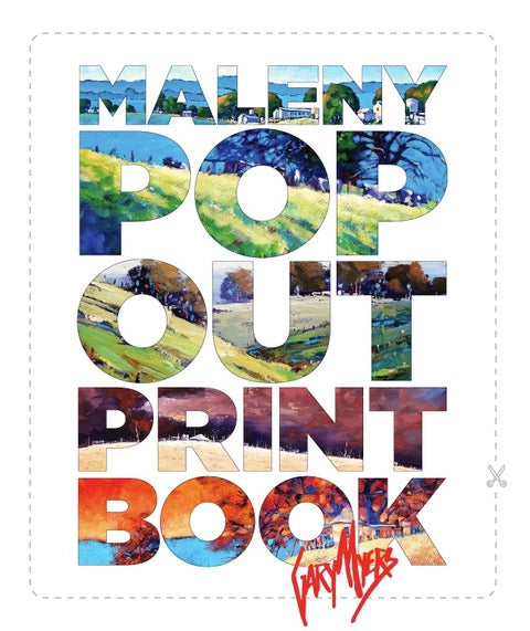 Maleny Pop Out Print Book by Gary Myers
